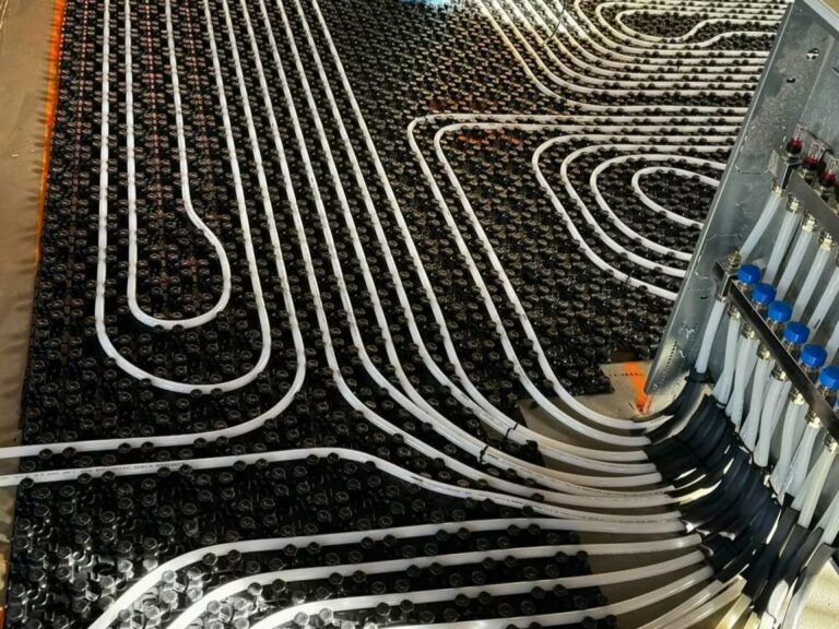 Foto de instalación de suelo radiante en Sant Cugat