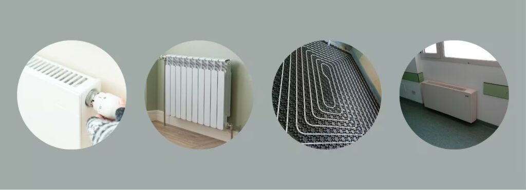Tipos de emisores térmicos para aerotermia: fancoil, suelo radiante, radiadores de baja y alta temperatura