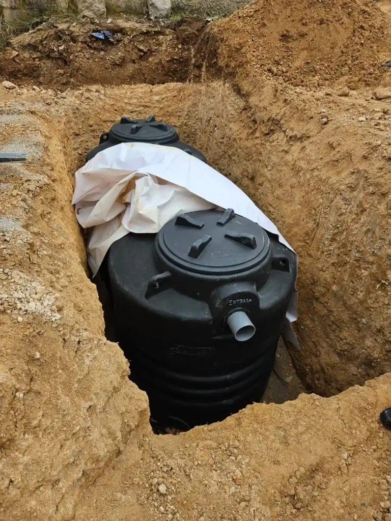 Equipo de reciclaje de aguas negras en Olivella