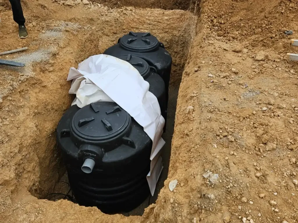 Equipo de reciclaje de aguas negras en Olivella