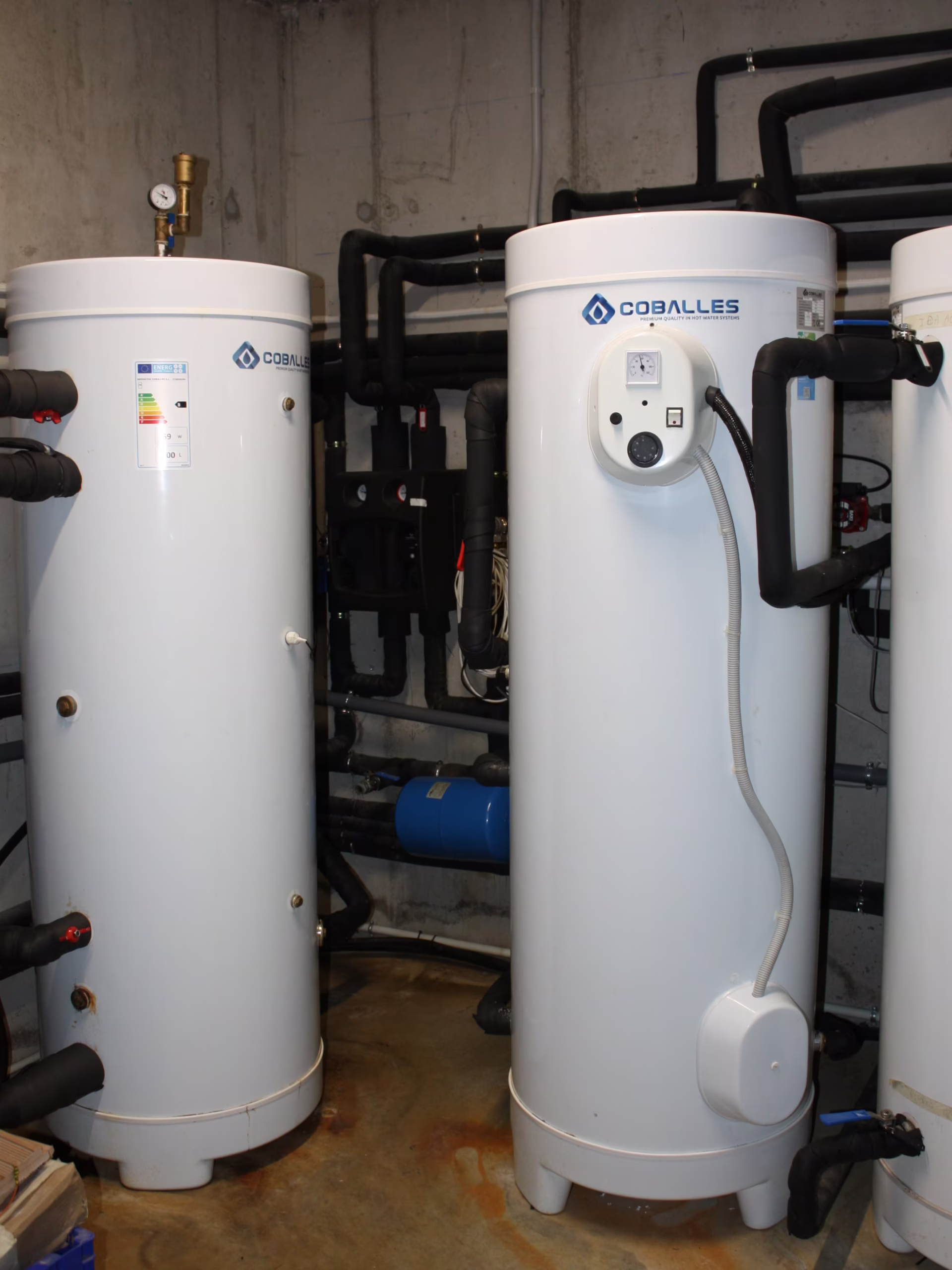 Aerotermia para ACS - depósitos agua