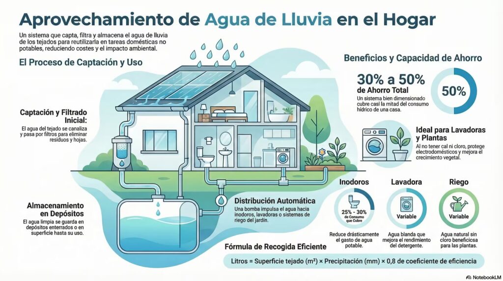 Sistema de recogida de agua de lluvia: qué es, para qué sirve