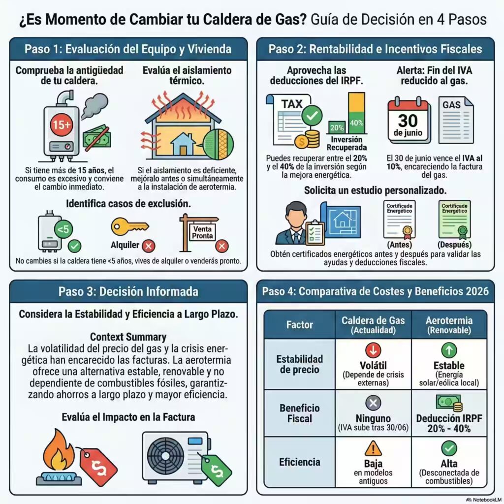 Cambiar caldera de gas: guía práctica